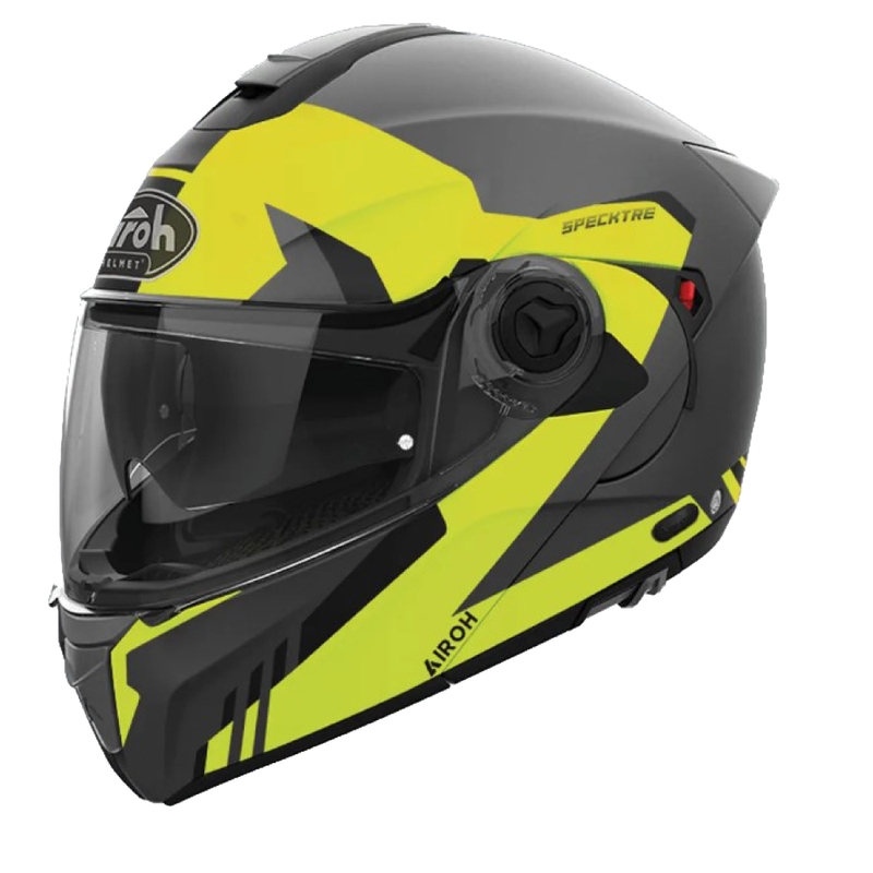 Casco moto ribaltabile Airoh SPECKTRE Clever giallo opaco