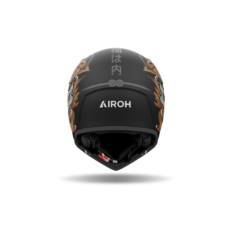 Casco moto modulare Airoh J110 Oni nero opaco