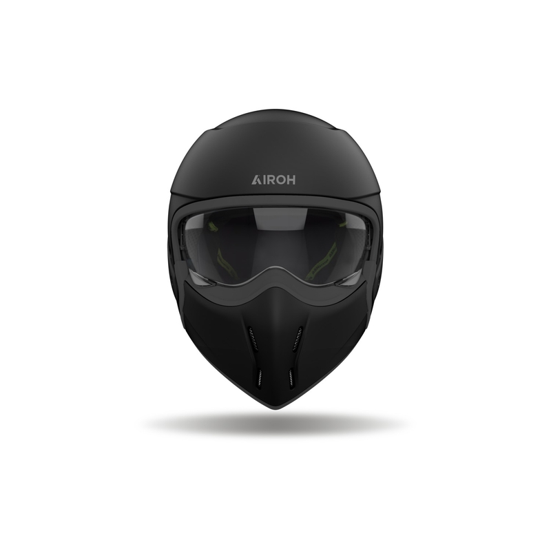 Casco moto modulare Airoh J110 Colore nero opaco
