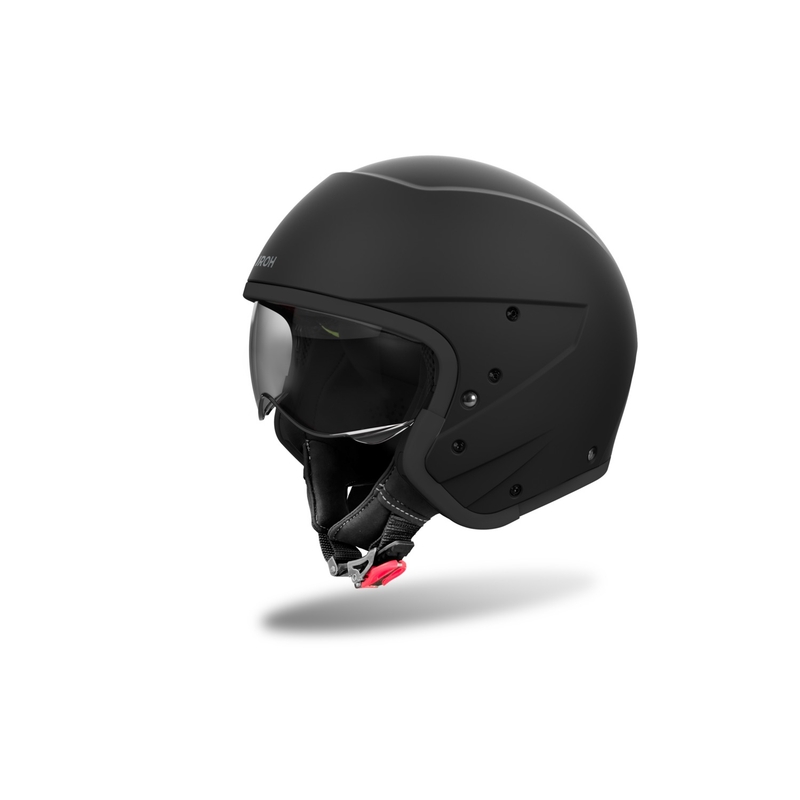 Casco moto modulare Airoh J110 Colore nero opaco