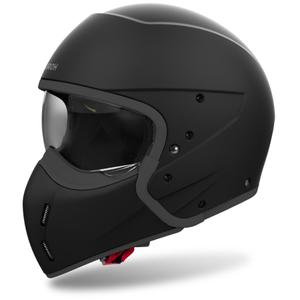 Casco moto modulare Airoh J110 Colore nero opaco