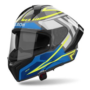 Casco moto integrale Airoh MATRYX Rider blu lucido