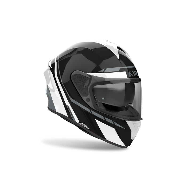 Casco moto integrale Airoh SPARK 2 Spinner bianco lucido