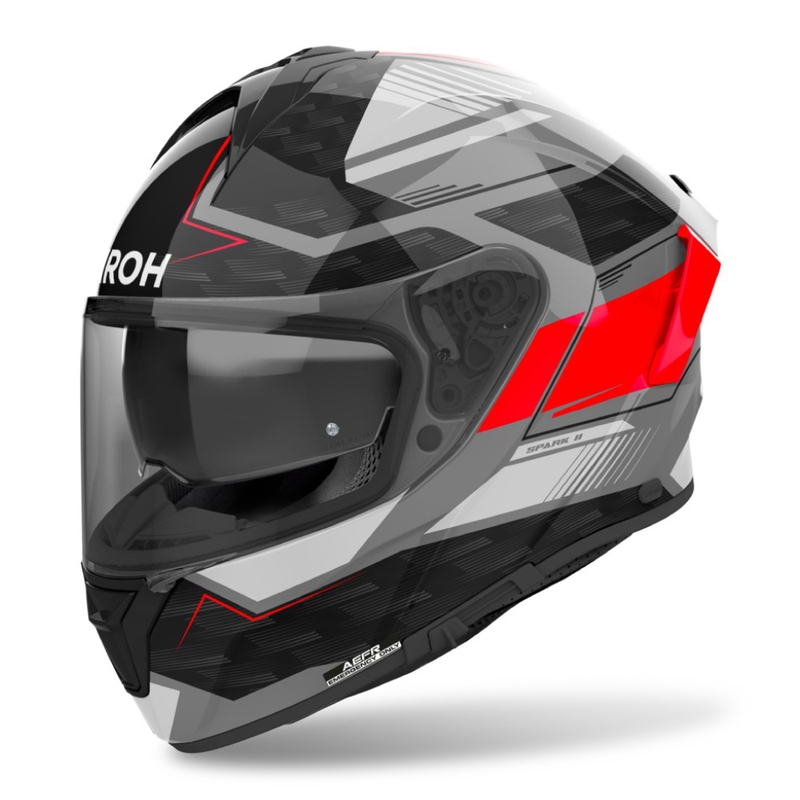 Casco moto integrale Airoh SPARK 2 Zenith rosso lucido