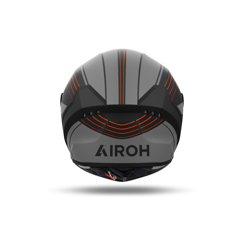 Casco moto integrale Airoh CONNOR Achieve arancio opaco