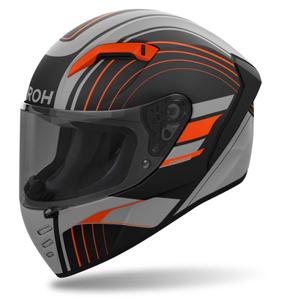 Casco moto integrale Airoh CONNOR Achieve arancio opaco