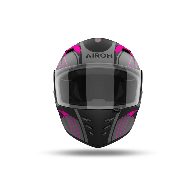 Casco moto integrale Airoh CONNOR Achieve rosa opaco