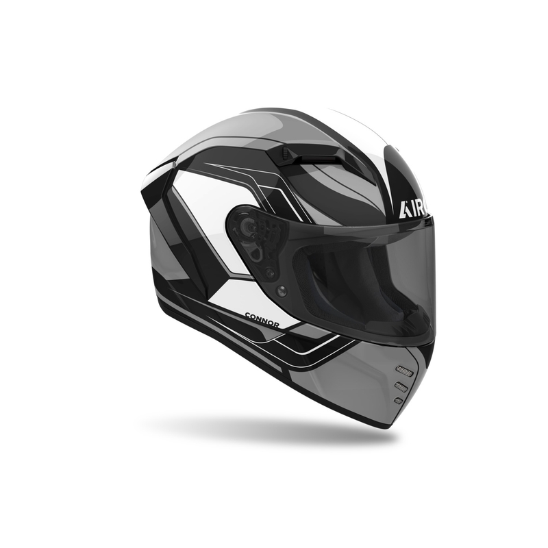 Casco moto integrale Airoh CONNOR Dunk nero lucido