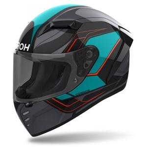 Casco moto integrale Airoh CONNOR Dunk nero-blu lucido
