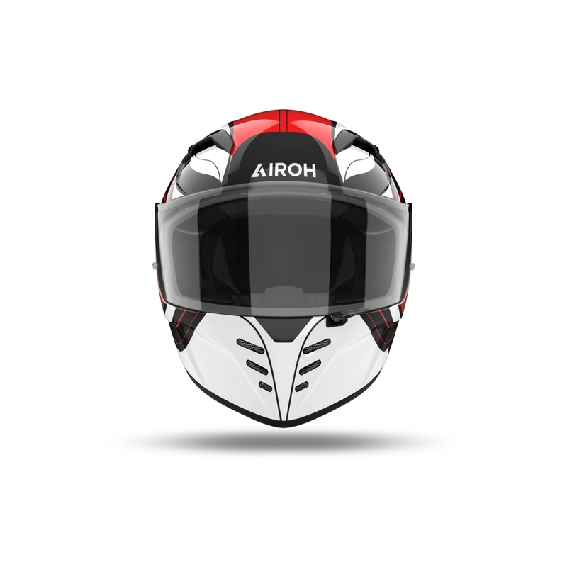 Casco moto integrale Airoh CONNOR Dunk rosso lucido