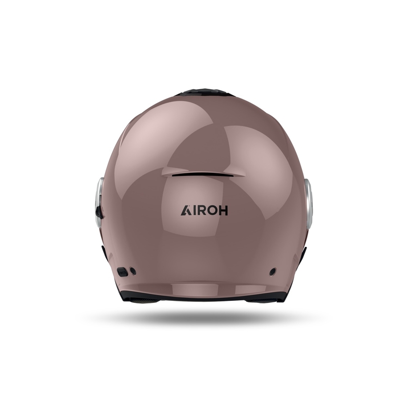 Casco moto aperto Airoh HELYOS Colore rosa metallizzato