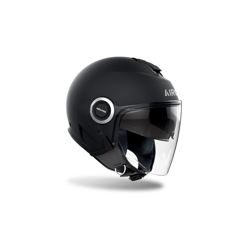 Casco moto aperto Airoh HELYOS Colore Nero Opaco