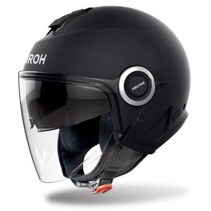 Casco moto aperto Airoh HELYOS Colore Nero Opaco