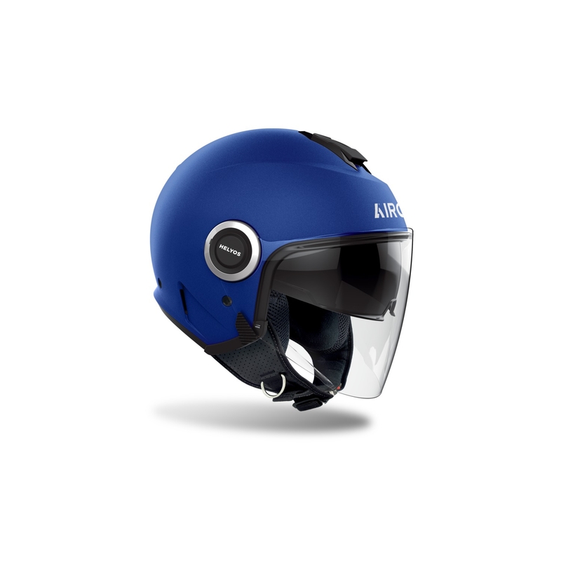 Casco moto aperto Airoh HELYOS Colore blu opaco