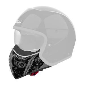 Protezione mento per caschi Airoh J110 Paesly nero lucido