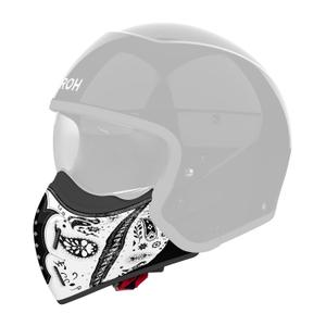 Protezione mento per caschi Airoh J110 Paesly bianco lucido