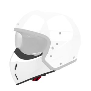 Protezione mento per casco Airoh J110 Color bianco lucido