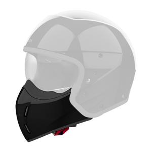 Protezione mento per casco Airoh J110 Color nero lucido