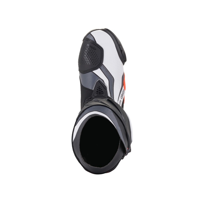 Stivali da moto Alpinestars Supertech R nero-fluo-rosso-bianco-grigio