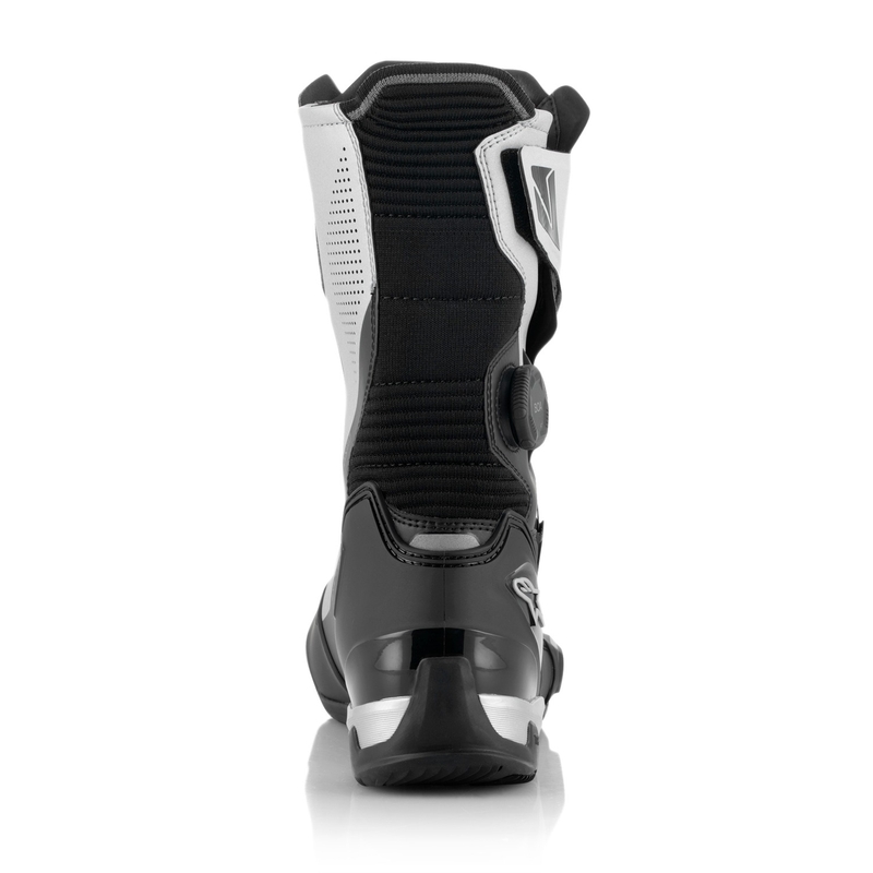 Stivali da moto Alpinestars SP-X BOA nero e argento