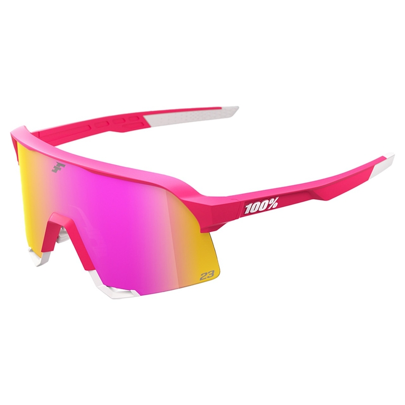 Occhiali da sole 100% S3 Tatis in vetro rosa