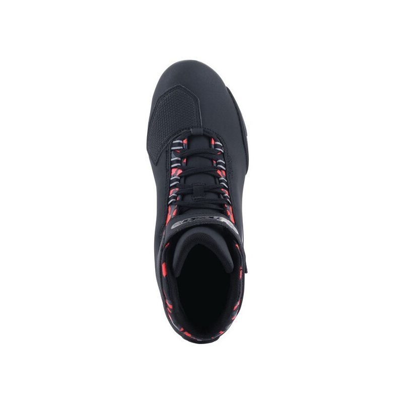 Stivali da moto Alpinestars Sektor Waterproof Nero-Rosso-Grigio-Camoscio