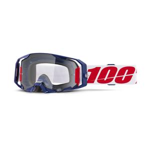Occhiali da motocross 100% ARmatic Mach Z con plexi trasparente