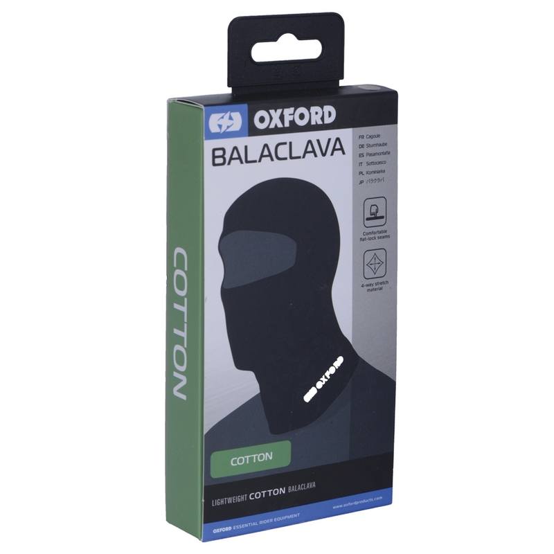 Cappuccio Oxford Balaclava nero