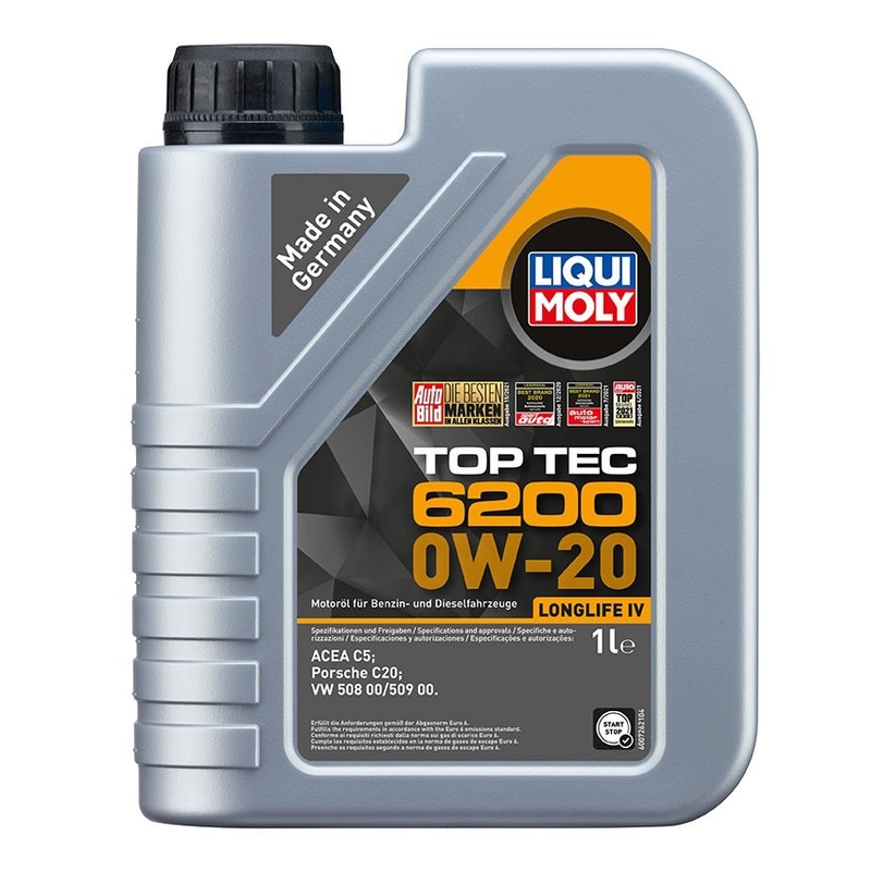 Olio motore sintetico LIQUI MOLY Top Tec 6200 0W-20 1 l