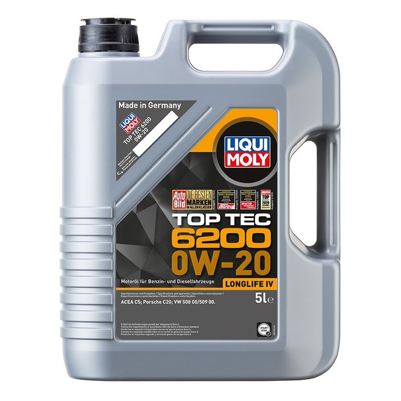Olio motore sintetico LIQUI MOLY Top Tec 6200 0W-20 5 l