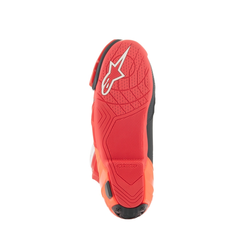 Stivali moto Alpinestars Supertech R Vented rosso fluo-rosso