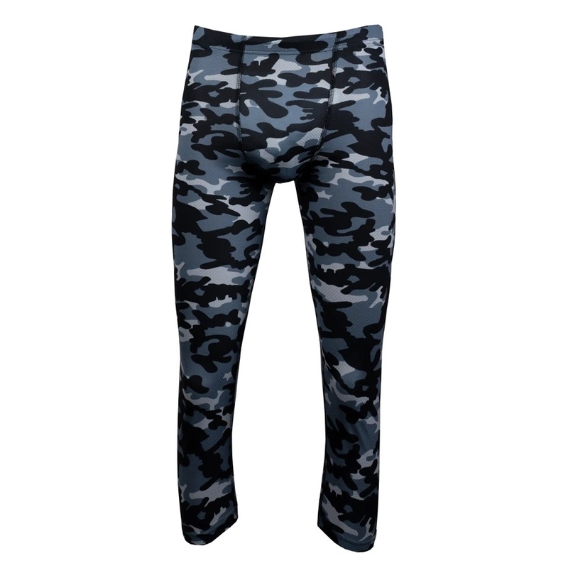 Intimo termico nanosilver® 3/4 camo grigio