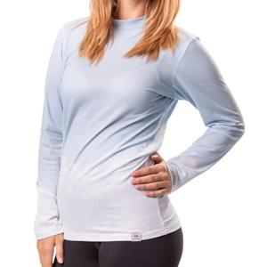 T-shirt termica da donna nanosilver® Frozen blu-bianco
