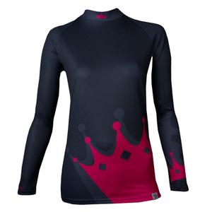 T-shirt termica da donna nanosilver® Princess grigio scuro