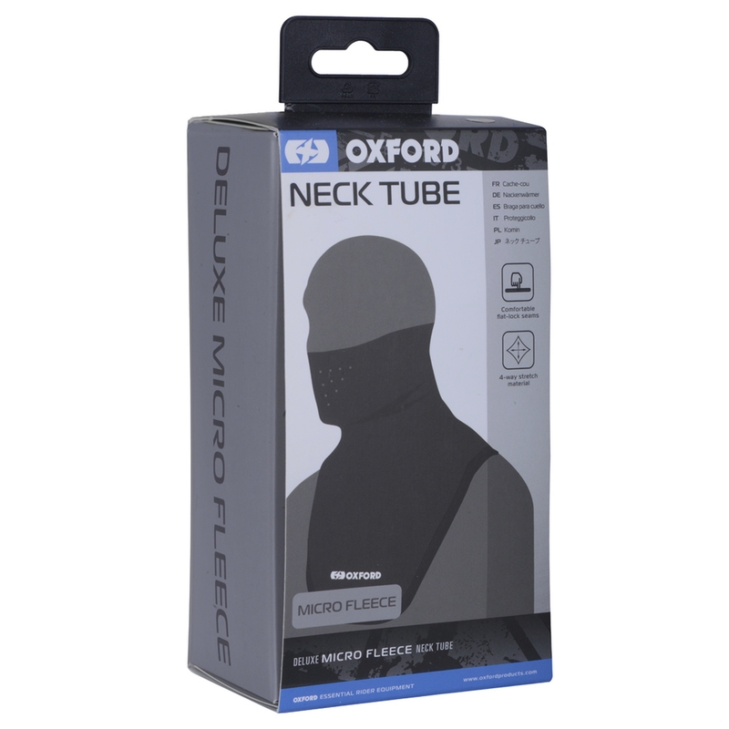 Sciarpa da collo Oxford Deluxe con fibra sintetica nera