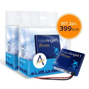 BikeAngel 1 sistema di monitoraggio e sorveglianza per motociclette UE+Balcani set da 2 pezzi