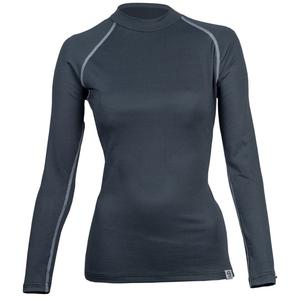 Maglia termica da donna nanosilver® Raglan grigio antracite - manica lunga