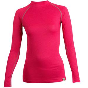 T-shirt termica da donna nanosilver® MERINO rosa