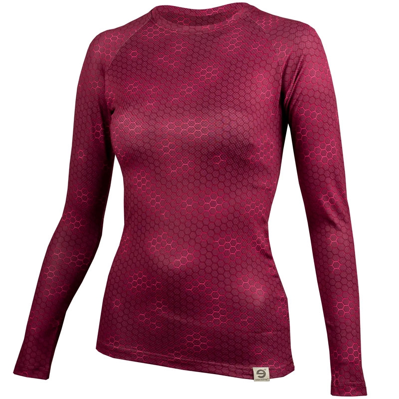 T-shirt termica da donna nanosilver® Plastica rosa scuro