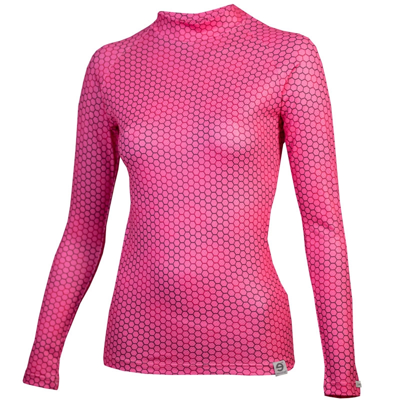 T-shirt termica da donna nanosilver® Plastica rosa chiaro Saldi