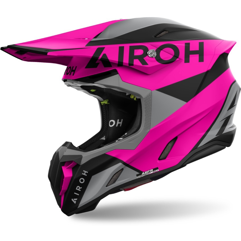 Casco motocross Airoh Twist 3 King rosa opaco