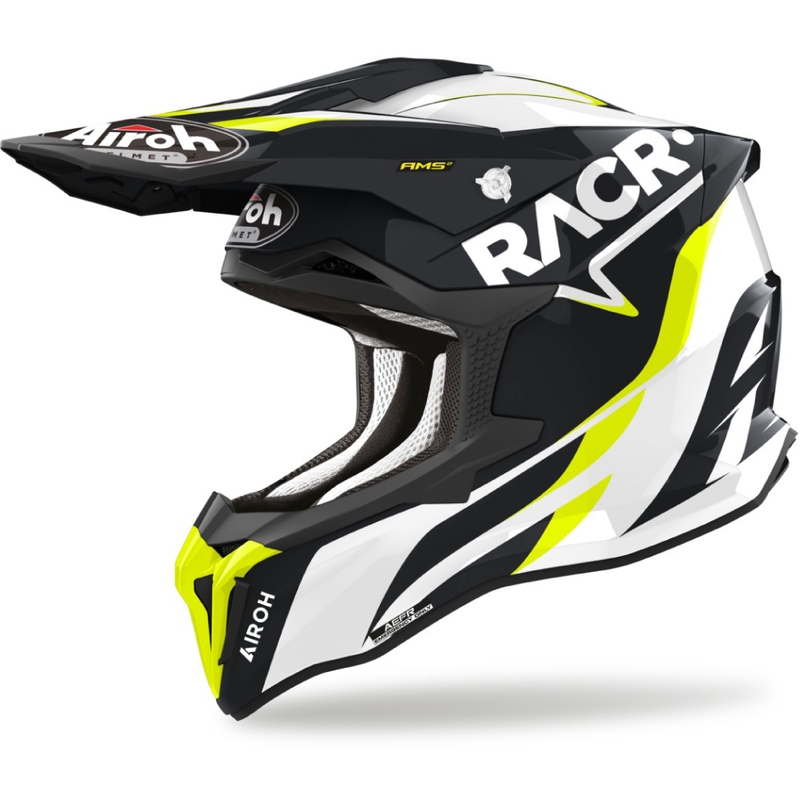 Casco da motocross Airoh Strycker Racr 2024 lucido Saldi