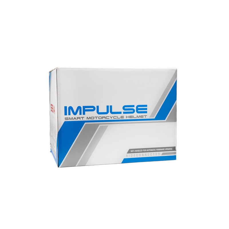 Casco moto apribile SENA con cuffia Mesh Impulse bianco lucido