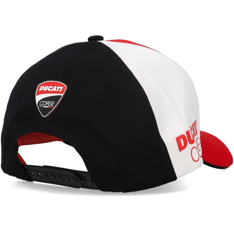 Cappellino Ducati Snapback rosso-bianco-nero