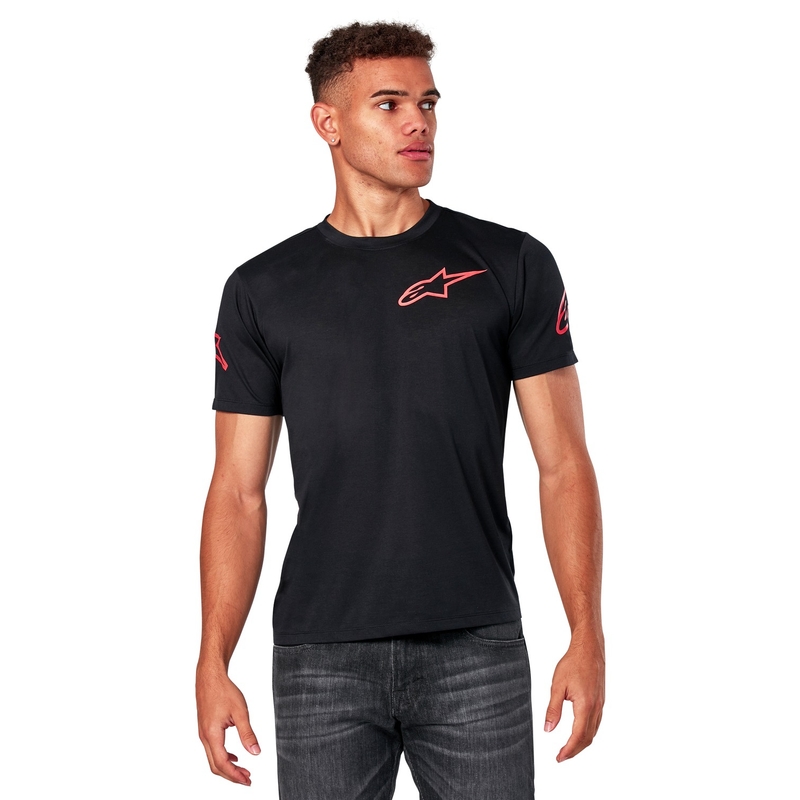 T-shirt Alpinestars con spalle Performance nera