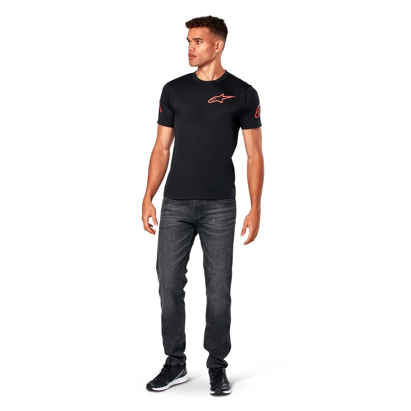 T-shirt Alpinestars con spalle Performance nera