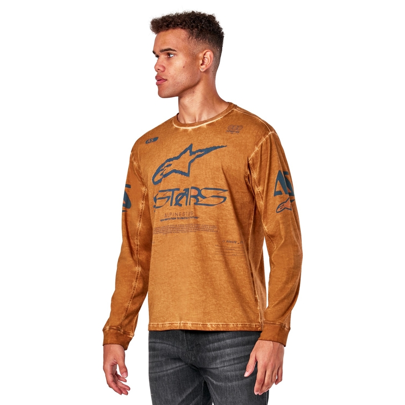 T-shirt a maniche lunghe Alpinestars Nook Knit Rossa