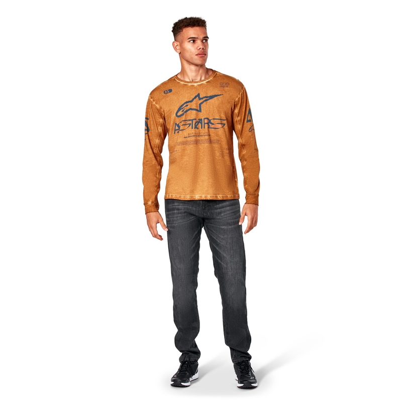T-shirt a maniche lunghe Alpinestars Nook Knit Rossa