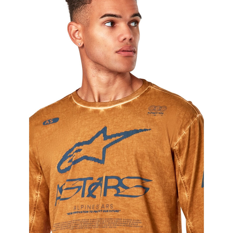 T-shirt a maniche lunghe Alpinestars Nook Knit Rossa