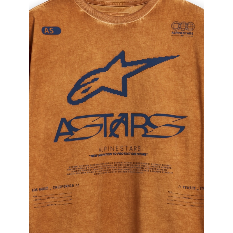 T-shirt a maniche lunghe Alpinestars Nook Knit Rossa